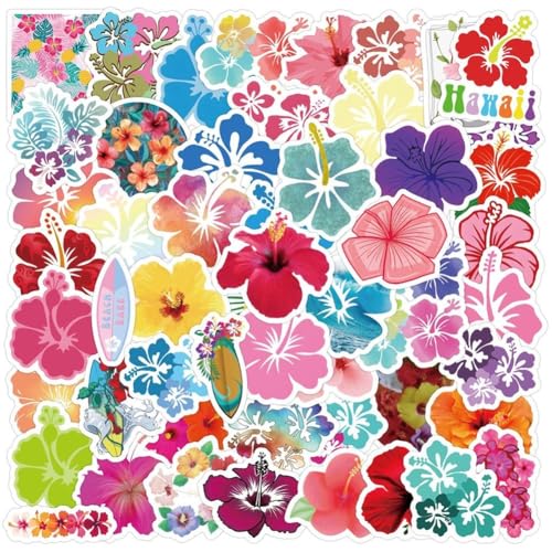 60 Stück Blumen-Aufkleber, Hawaii-Aufkleber, Graffiti-Aufkleber Für DIY-gepäck, Laptop, Skateboard, Motorrad-Aufkleber 60 Stück Blumen-Aufkleber, Hawaii-Aufkleber, Graffiti-Aufkleber Für DIY-gepäck, Laptop, Skateboard, Motorrad-Aufkleber