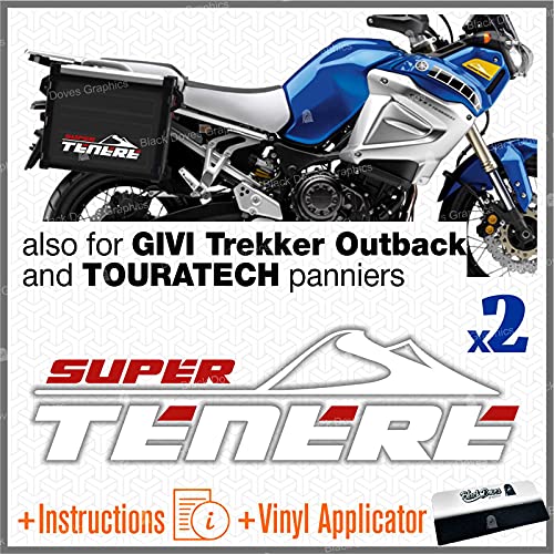 Autocollants valises XT 1200 Z Super Tenere pour vos voyages et raids aventure
