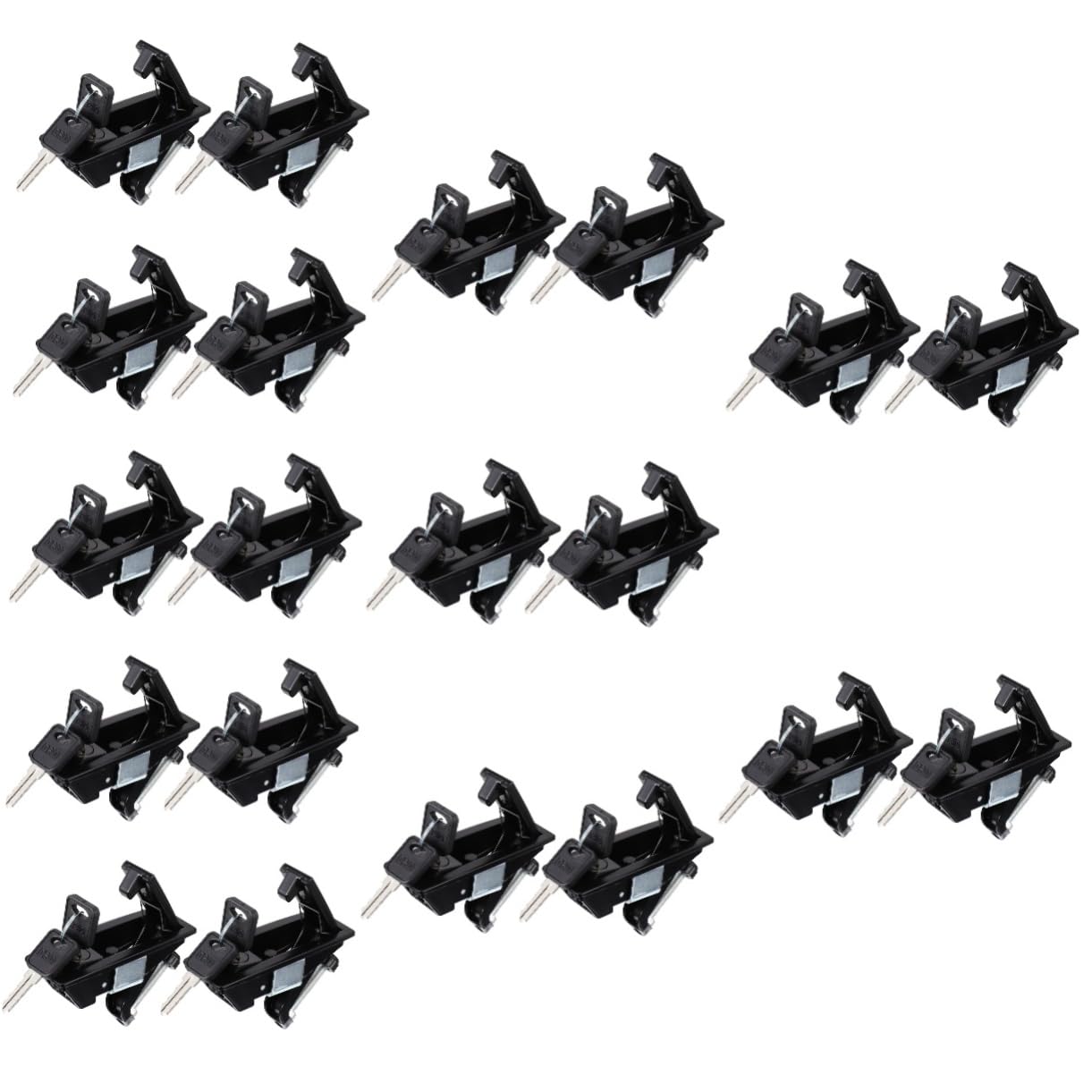 20pcs Zinc Alloy Adjustable Compression for Cabinets Tool Boxes and Applications Flush Latch Keyed Security for Easy Installation and Use