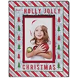 Holly Jolly Christmas Slate Picture Frame