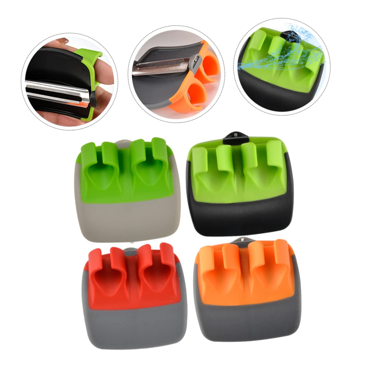 Alipis 12piezas Pelador De Verduras Manual Diseño Ergonómico y Antideslizante Herramienta De Cocina Multifuncional Para Patatas y Frutas Fáciles De Limpiar y Usar