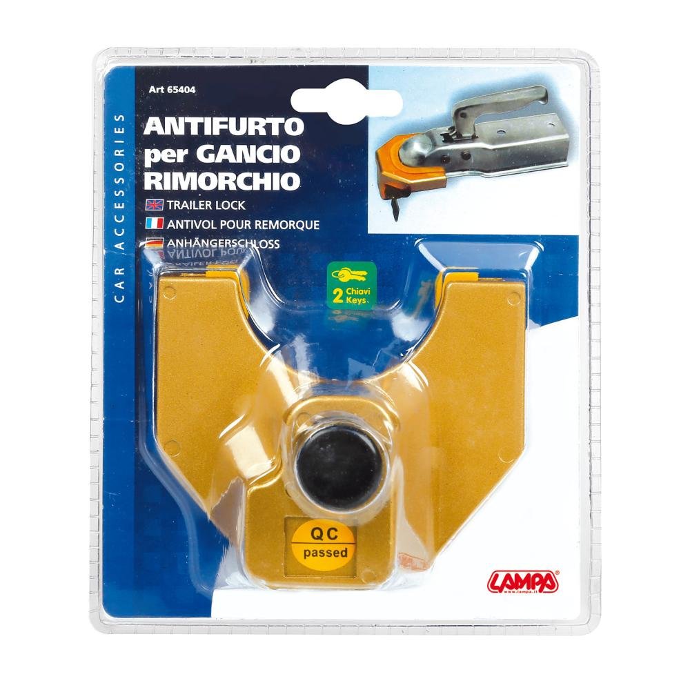 LAMPA Serrure d'attelage remorque 65404