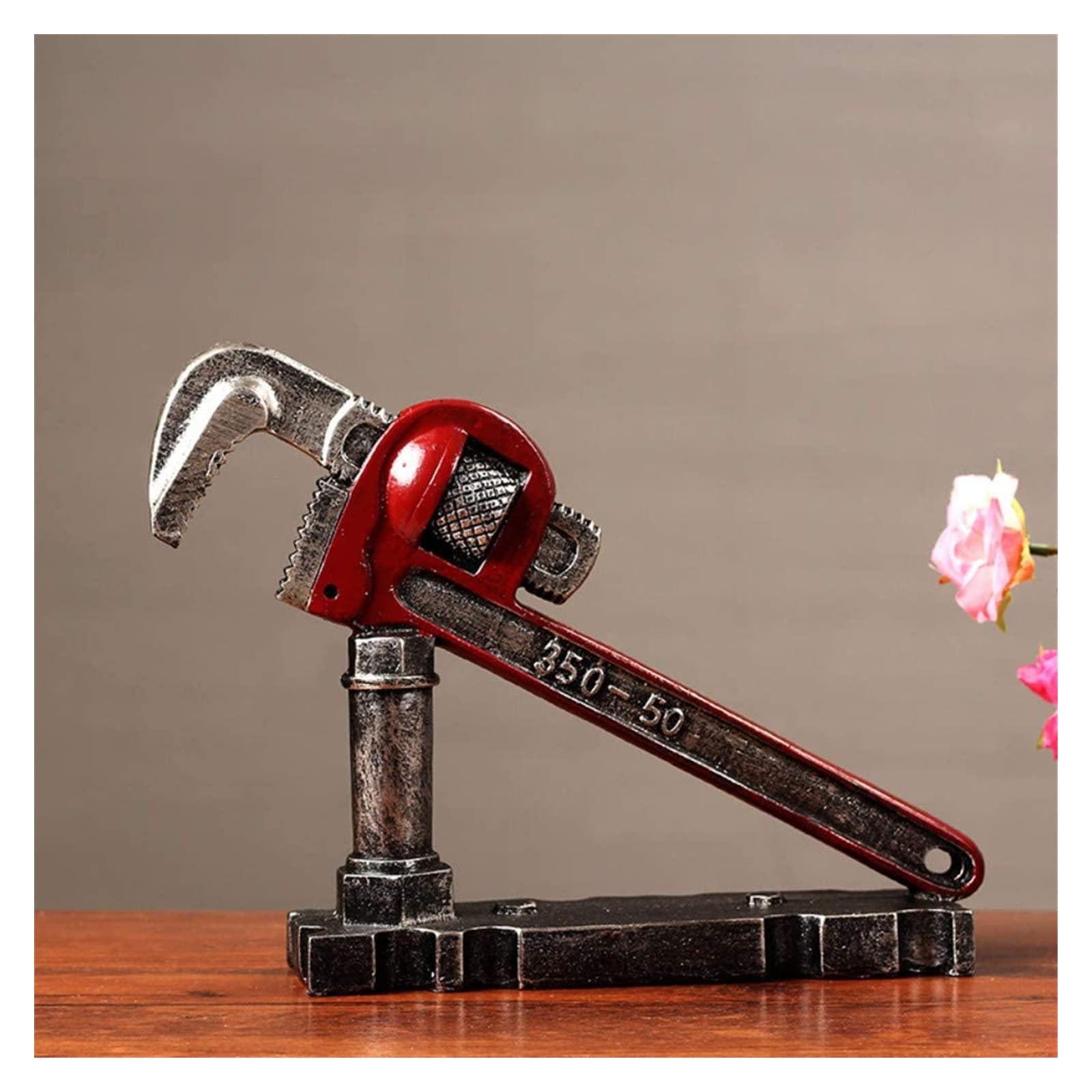 Amazon.co.jp: 彫刻 置物・オブジェ レトロ工業用パイプレンチ