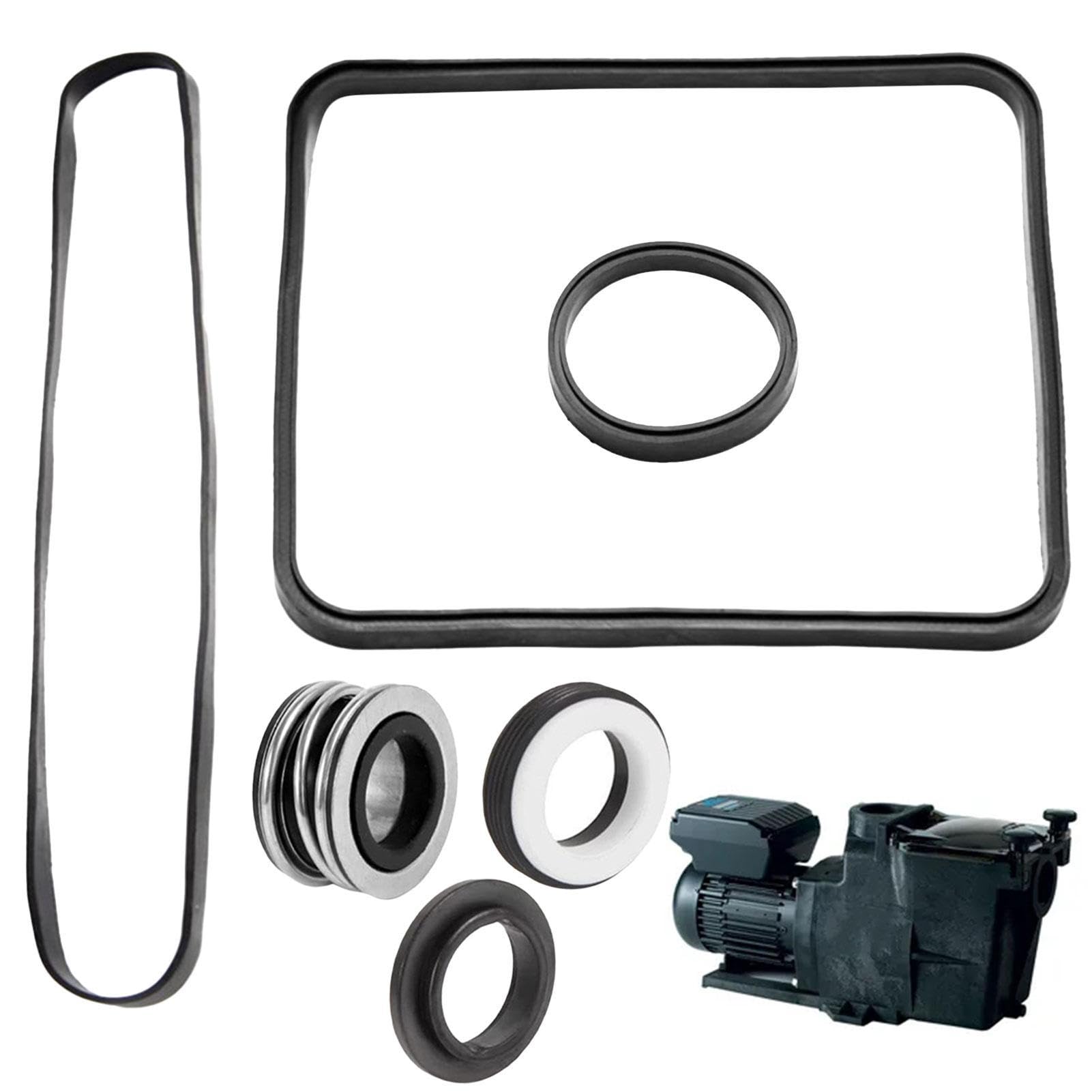 Joints D'étanchéité Filtre à Sable Piscine - Lot De 2 - Compatible Hayward - Noir