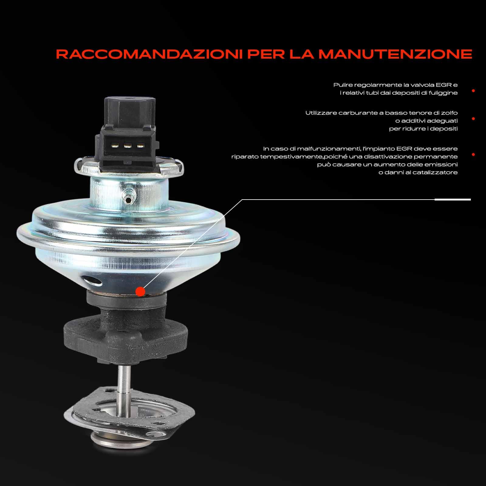 Frankberg Valvola EGR per ricircolo dei gas di scarico a 3 Poli codice | Compatibile con: Serie 1 Cabrio E88, Serie 1 E81, Serie 3 Coupé E92, Serie 3 Touring E91, Serie 3 E90