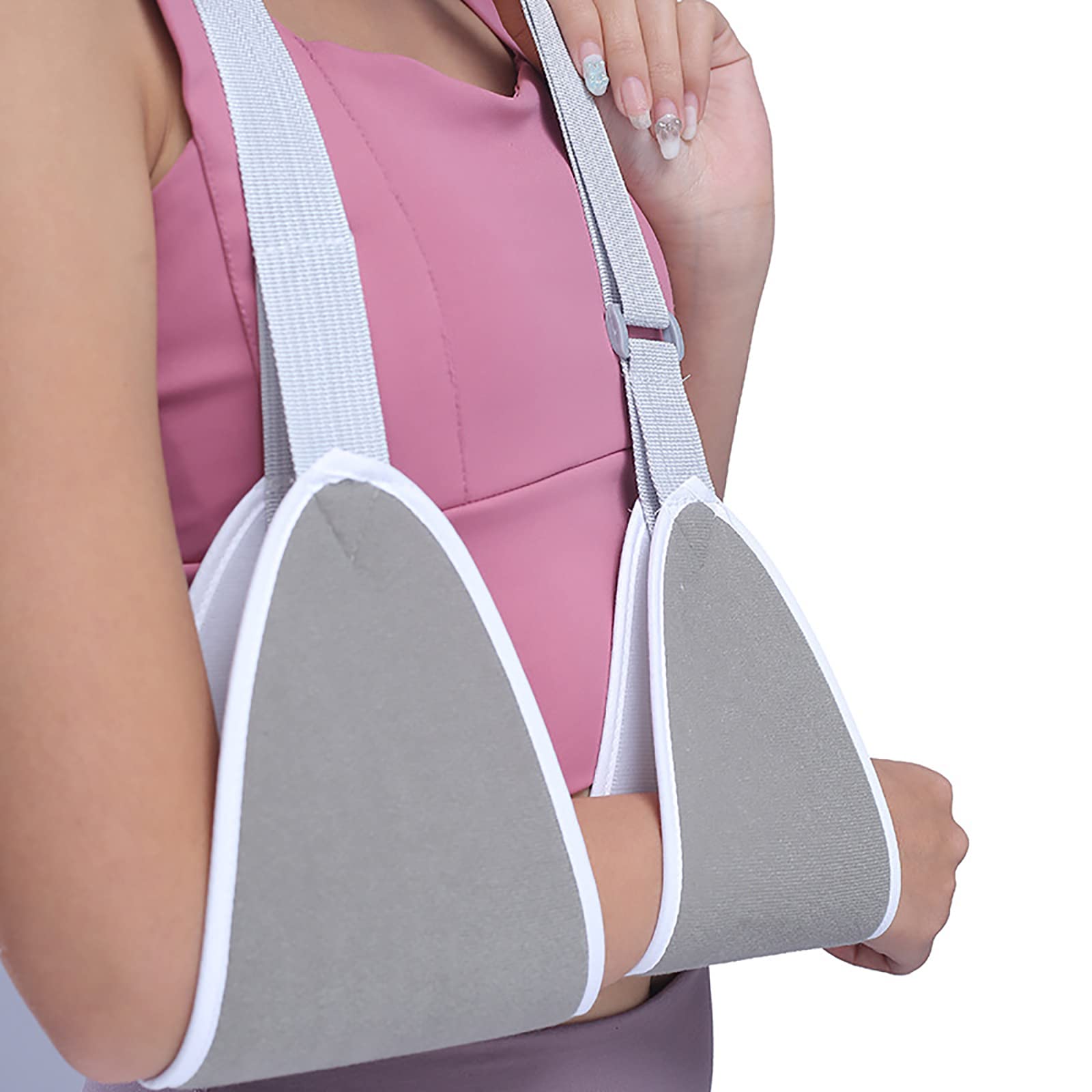 Cabestrillo para Brazo, Cabestrillo Ajustable Inmoviliza Y Estabiliza Antebrazo Brazo Cabestrillo Brace Esguince Soporte Muñeca O Mano para Fijación De Yeso,S