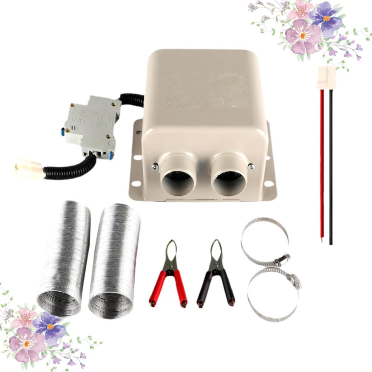 Auto Entfroster 12v 800 W aus Eisen für Winter und Sommer
