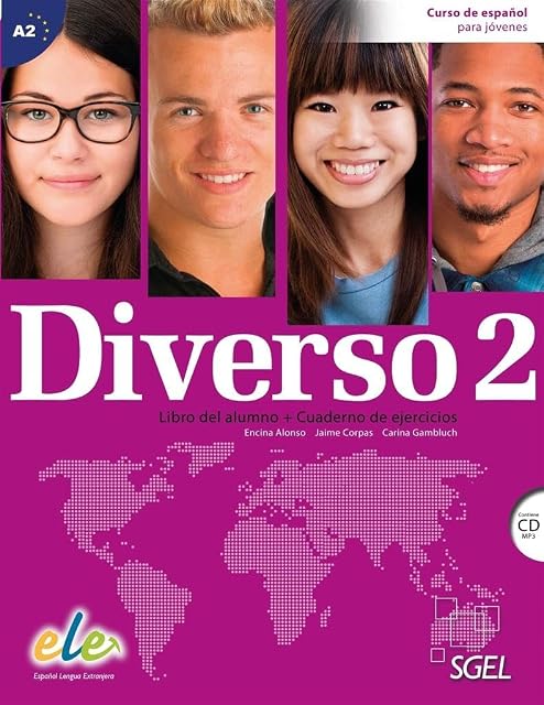 Portada de Diverso 2 Alumno + Ejercicio + Cd Ed 2015