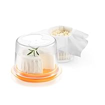 Tescoma 643132 Della Casa Set per Preparare Formaggi Morbidi, Plastica, Multicolore, 23.5 x 12 x 17.1 cm