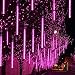 Produktbild Luccase 30CM LED Meteor Licht 2 Stücke Party LED Lichter Dusche Regen Schneefälle Weihnachts Lichtschläuche für Dekoration Weihnachtsbaum Garten Neujahr (Rot)