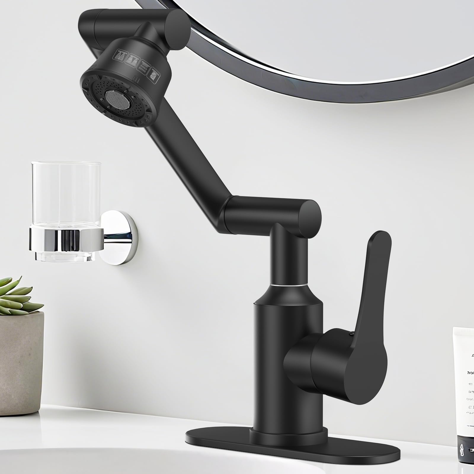 FunnyAir 1080&deg; Rotatable bathroom faucet