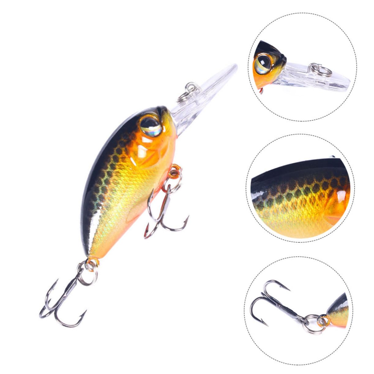 ibasenice señuelo Cebo pececillo señuelos cebos Buceo abordar Suministros de Pesca Artificial Cebo de Pesca señuelos de Pesca simulados AbS Colorful