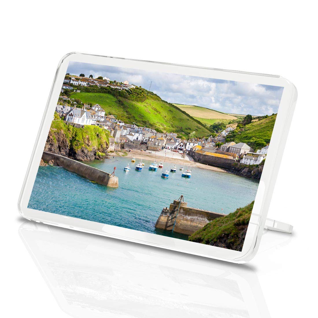 Destination Vinyl ltd Classic Magnet With Stand - Port Isaac Cornwall England UK #46159
