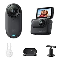 Insta360 GO 3S Nero Notte 128GB - Cam 4K per vlogging, POV a mani libere