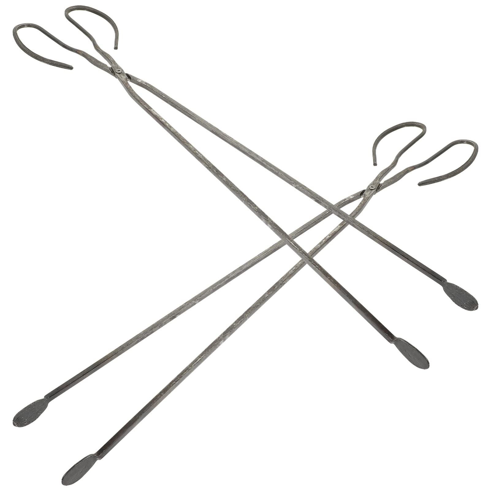 Happyyami 2Pcs Clips Portable Firewood Tongs Ergonomic Garbage Clamp for Camping Bbq Outdoor Gatherings