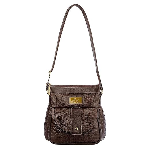 Bolsa tiracolo de couro Elis