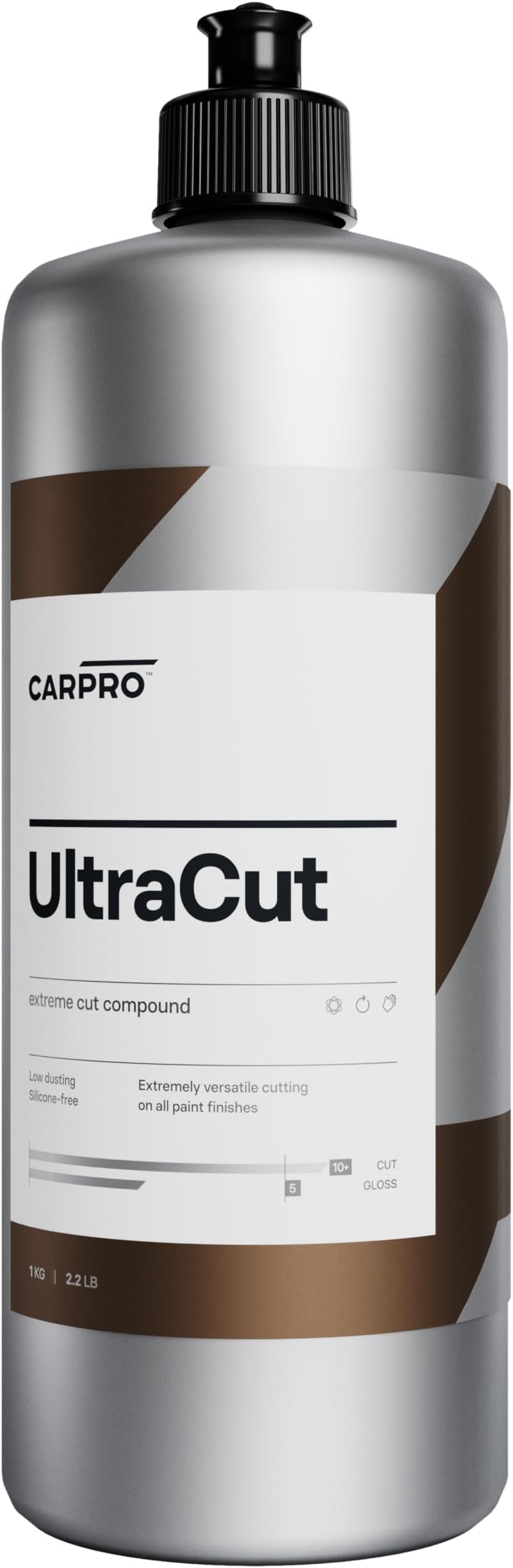 UltraCut - Liter - Extreme Cut Compound, Low Dusting, Minimal Hazing, for Rotary or DA Polishing with Long Work Time