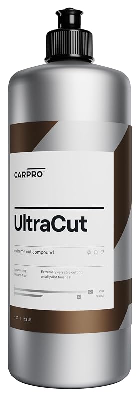 Composto para Polimento CARPRO UltraCut Corte Extremo para Politriz Rotativa ou DA Frasco de 1 L