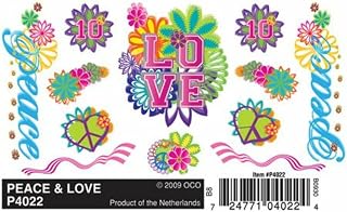 Pinecar Dry Transfer Decals Peace & Love PIN4022
