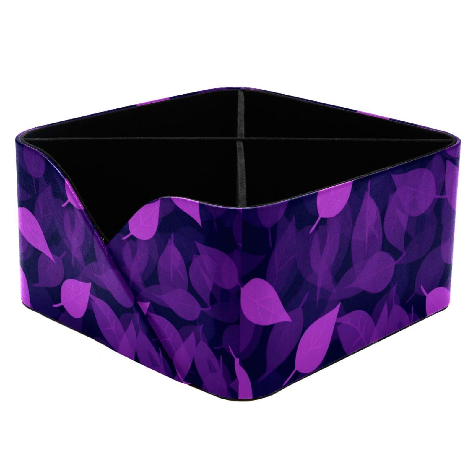 Porte-stylos rectangulaire violet pour organiser les fournitures d'art