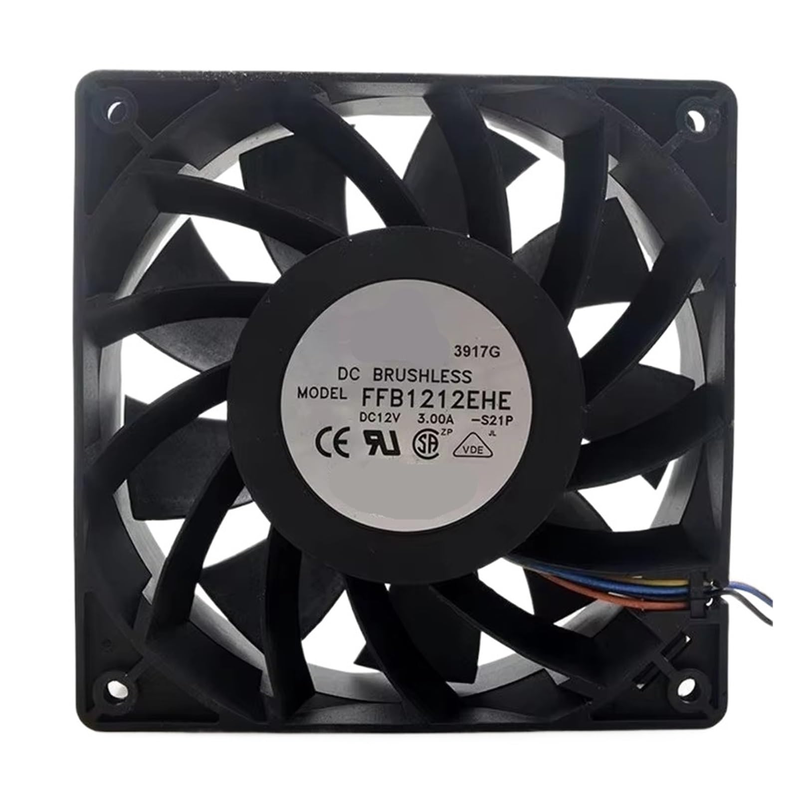 LZIKKGKI FFB1212EHE 12V 120 * 120 * 38MM 3.00A 12CM cooling fan(2wire A1)