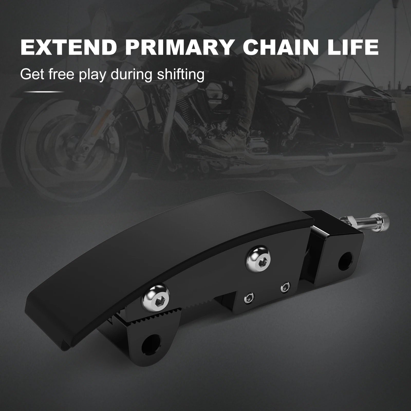 Osłona łańcucha Pasuje do Harley Touring Road King FLHR specjalny FLHRXS przemieszczanie się po ulicy FLHX specjalny regulator napinacza łańcucha FLHXS Ochraniacz łańcucha