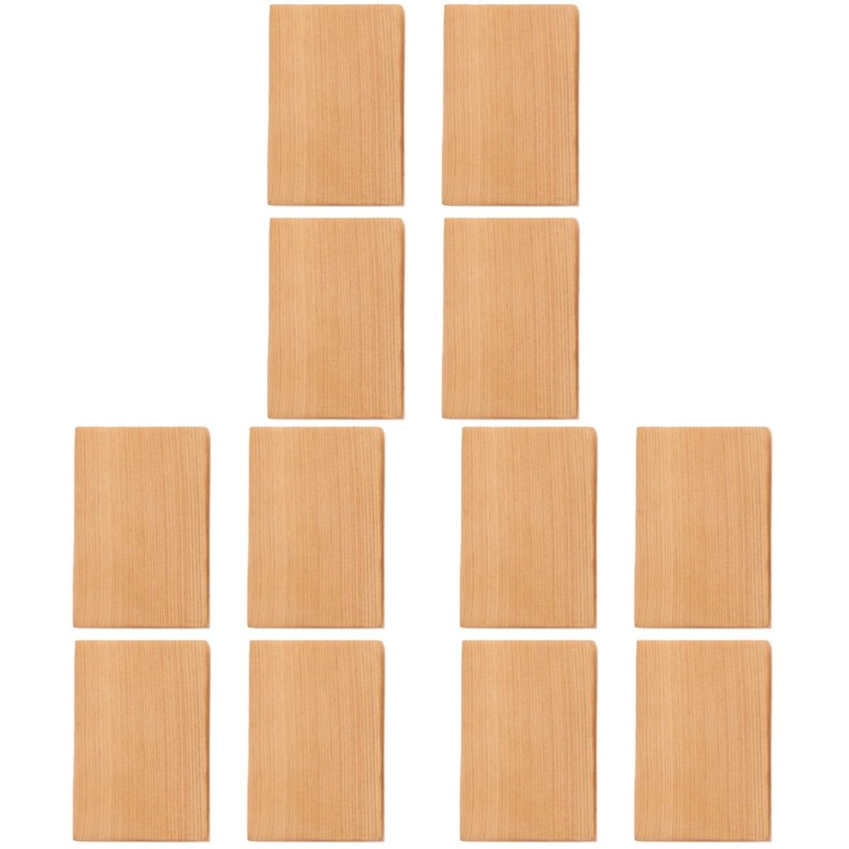 Didiseaon 12 Piezas Bloques de Madera Rectangulares para Tallar,