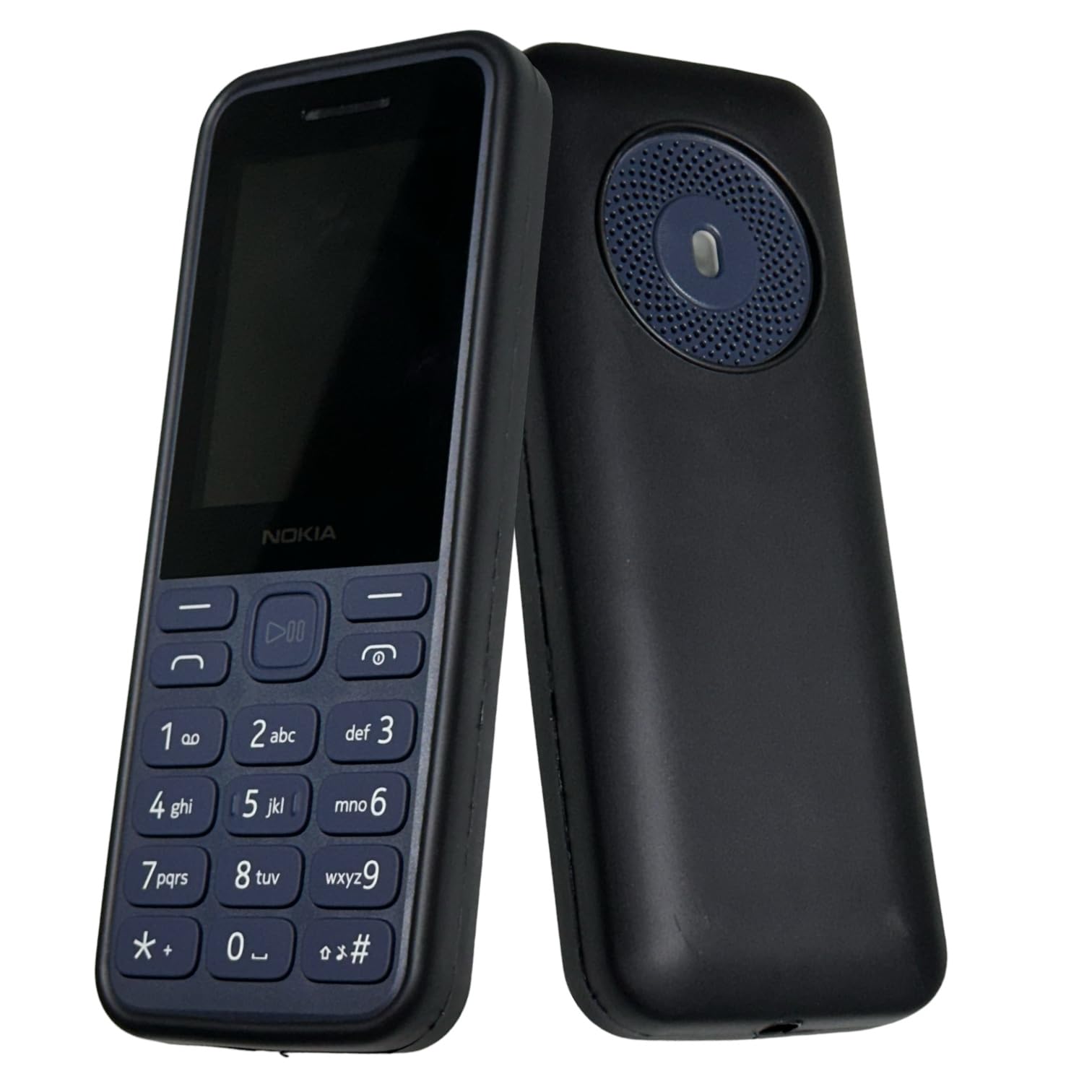 ZAOMA Back Cover Case Compatible for Nokia 130 Music 2023 DS Model No.: TA-1576 - (Pack of 2) (N130M_BLKBLUE) — Amazon image 3