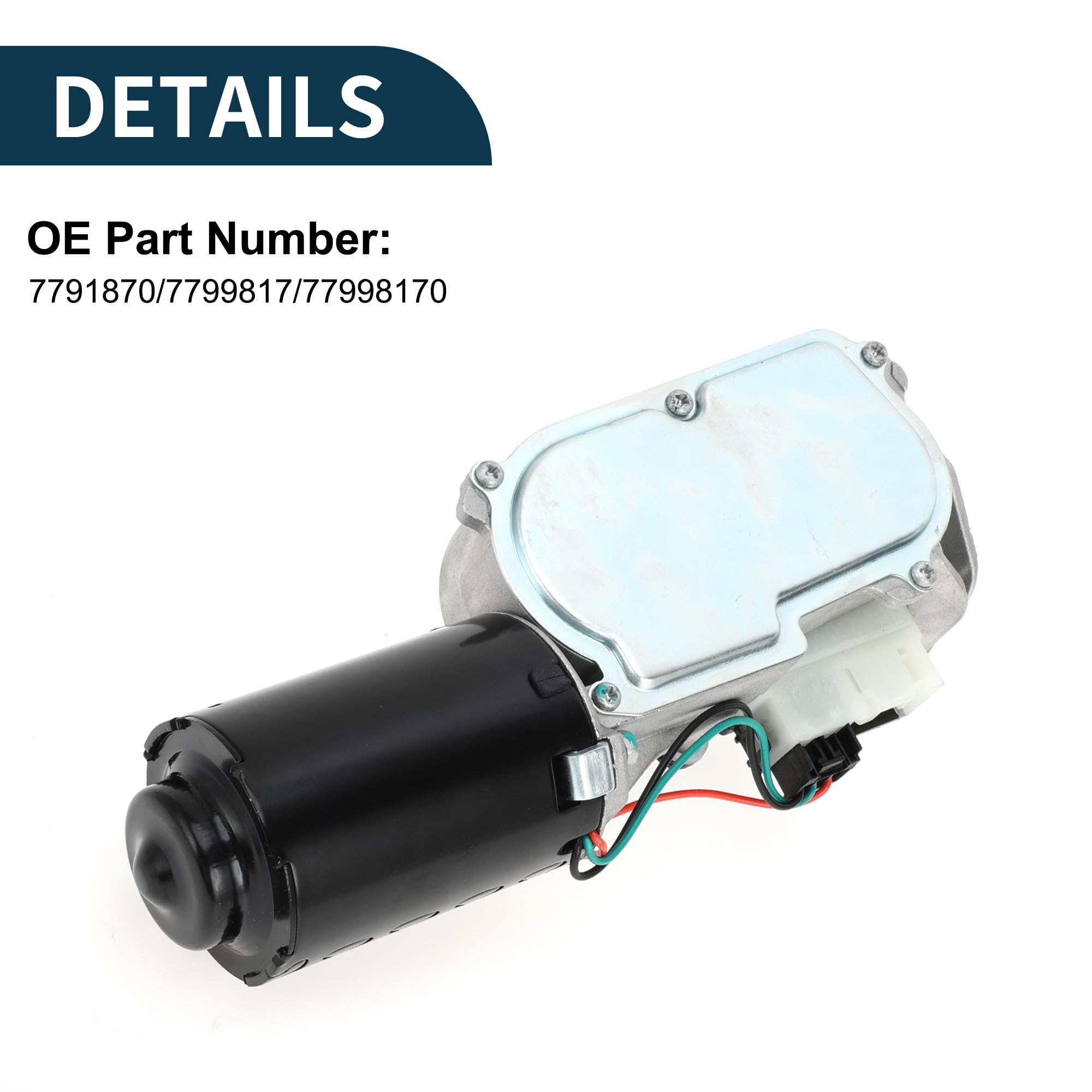 Motore Tergicristallo Anteriore Per Fiat Uno (1983-2006) - Ricambio 5 Pin, OE 7791870/7799817