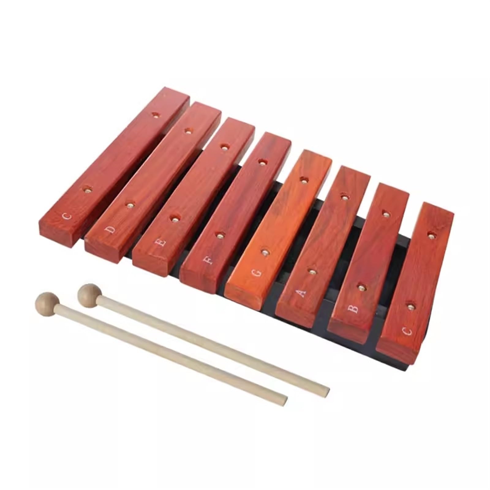 Instruments De Musique En Xylophone Instrument De Percussion Standard En Acajou À 8 Tons Xylophone À Percussion Pour Débutants(A)
