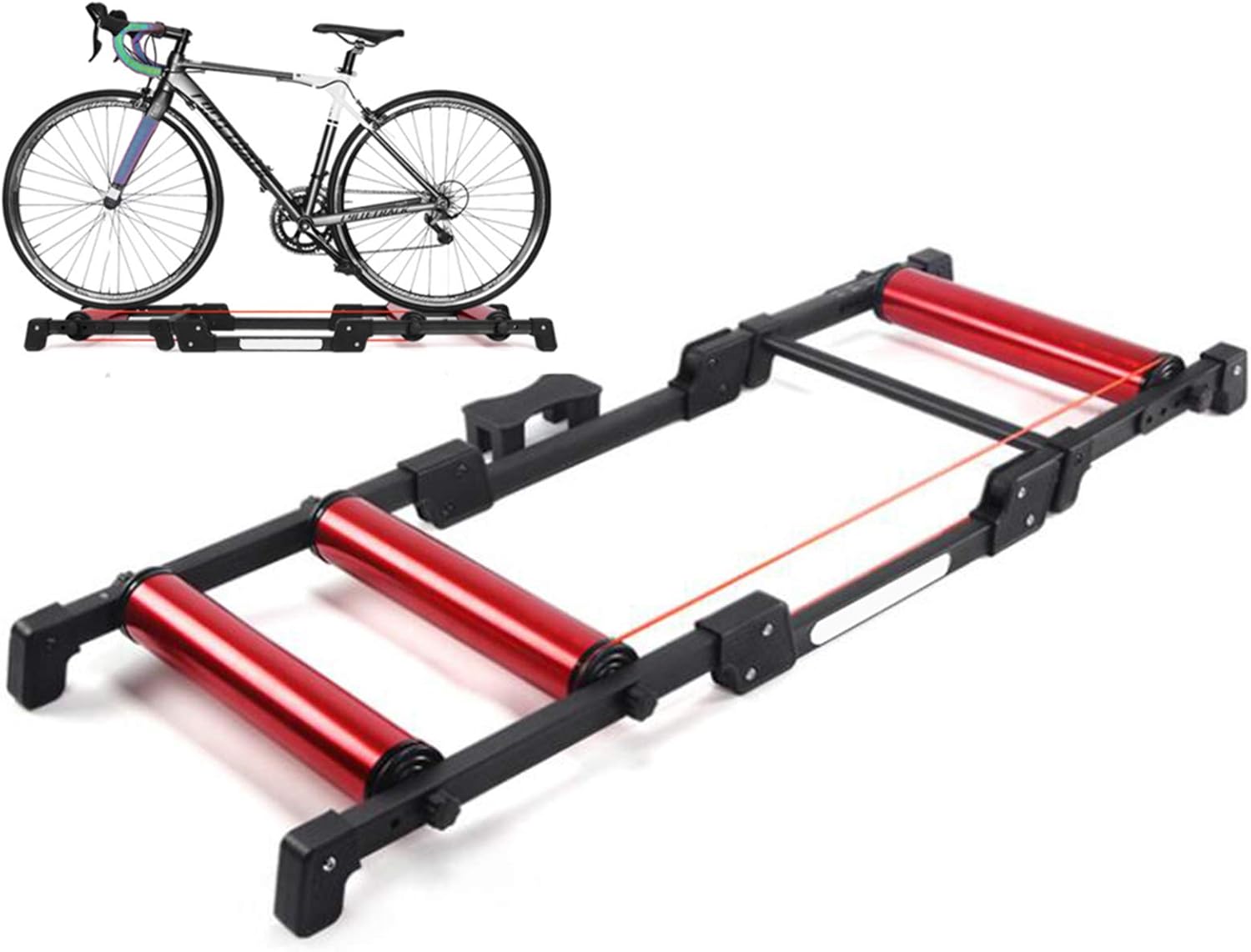 LUCKFY Roller Bike Trainer Stand Roller Bike Trainer