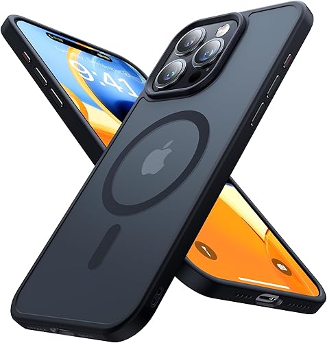 Miniatura 1 de Funda magnética fuerte para iPhone 15 Pro Max, compatible con MagSafe, probada contra caídas de grado militar, a prueba de golpes, delgada,