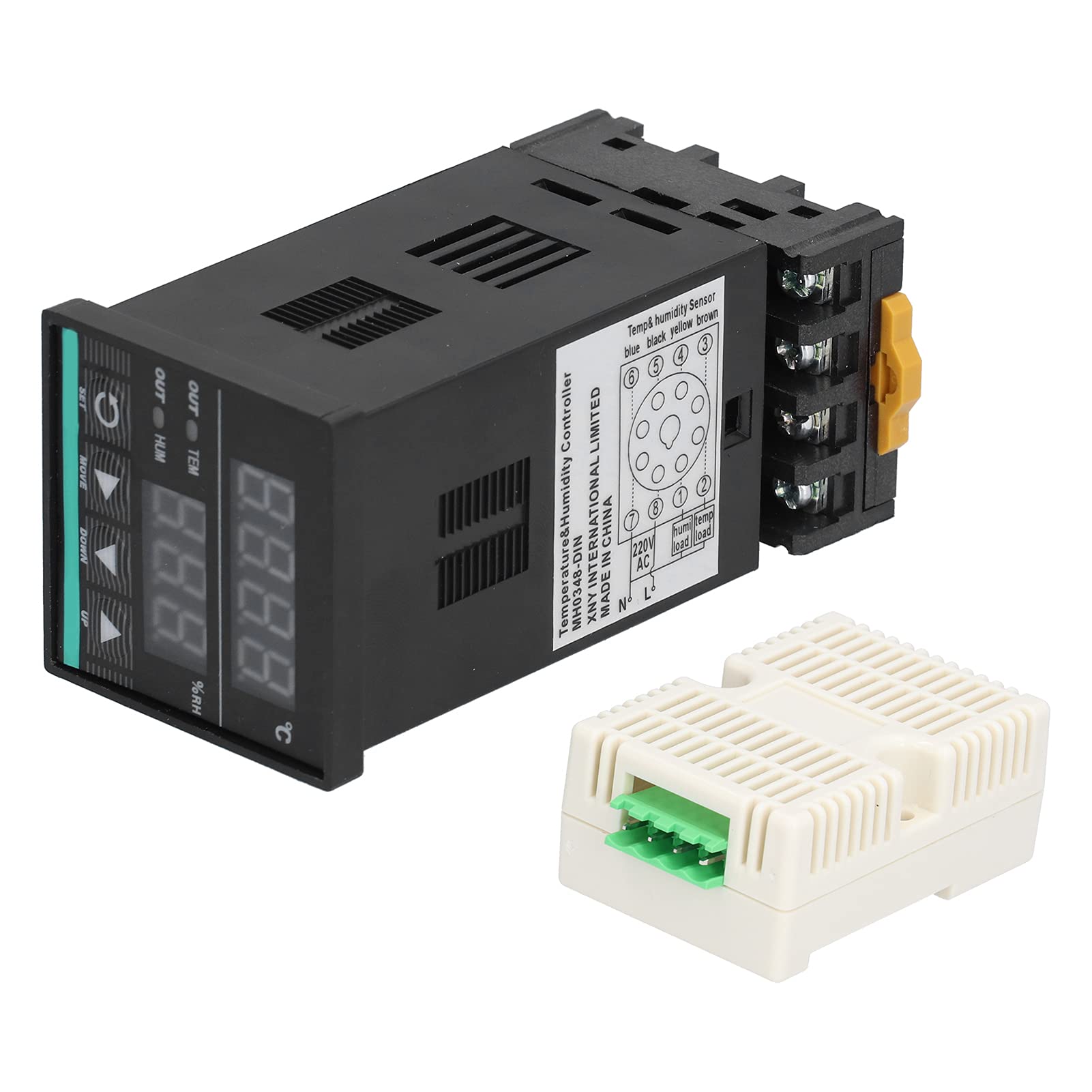 Annadue Controlador Digital de Temperatura y Humedad, AC85-265V,