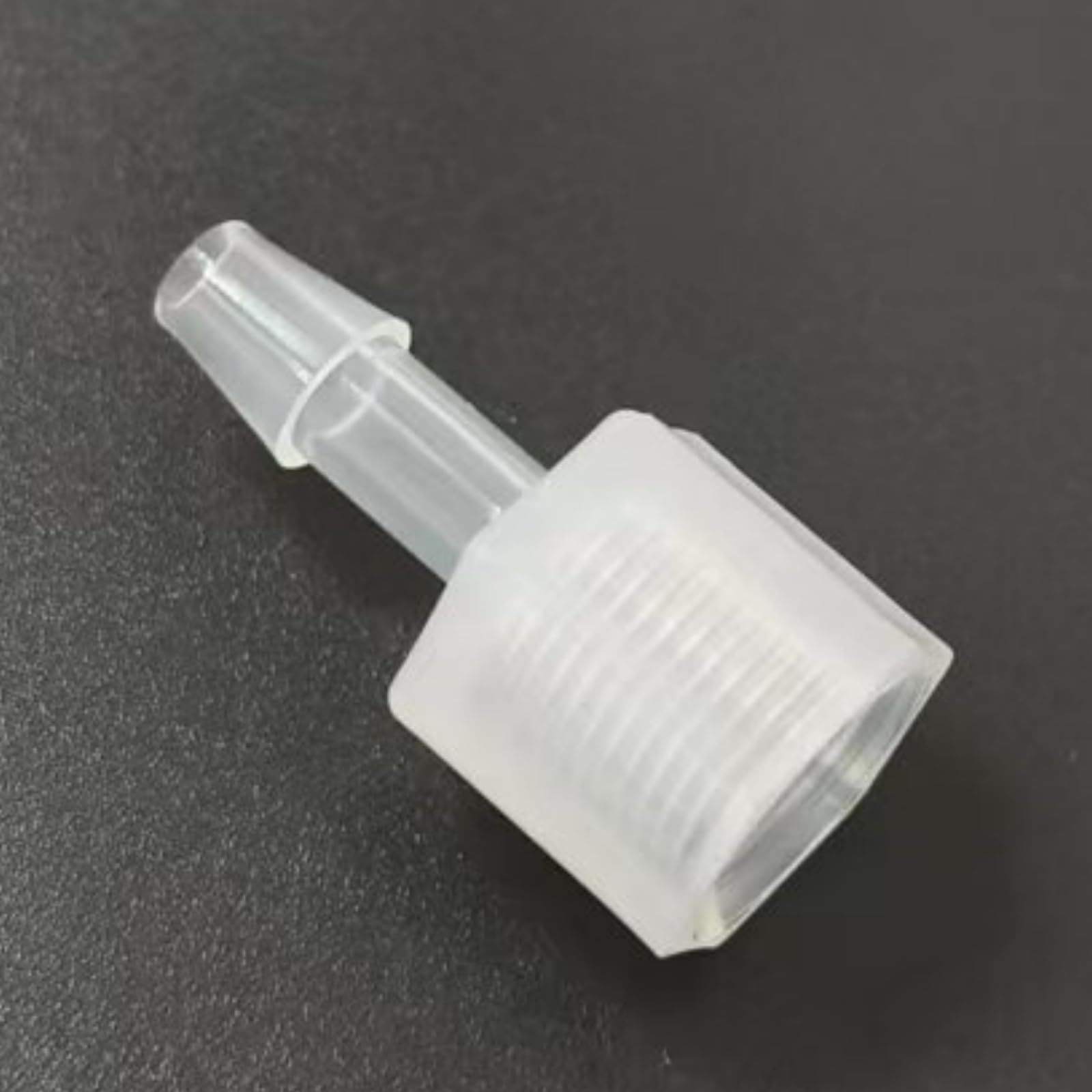 Adaptador de rosca macho/hembra de plástico reutilizable de 1/8 G, conector de polipropileno para aplicaciones de combustible y líquidos (5/32 pulgadas, tipo L, 4 bar), 50 unidades