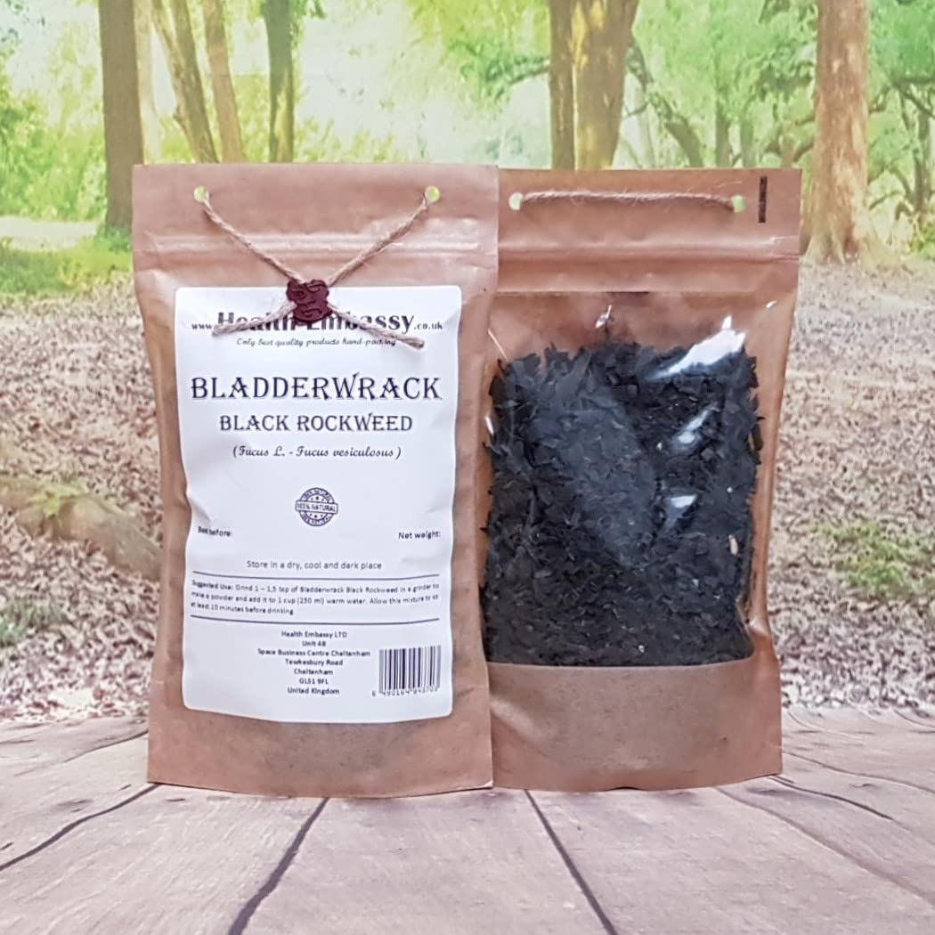 Fucus Vesikulous – Fucus L – Bladderwrack Black Rockweed Health Embassy (100 g)