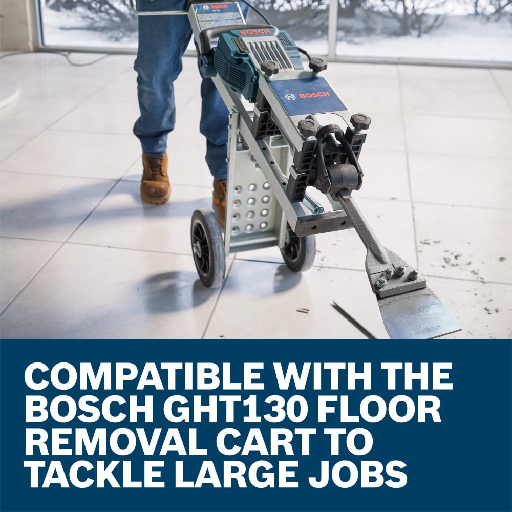 Bosch HS2118 - Raschietto esagonale per pavimenti, ideale per la rimozione di pavimenti ostinati