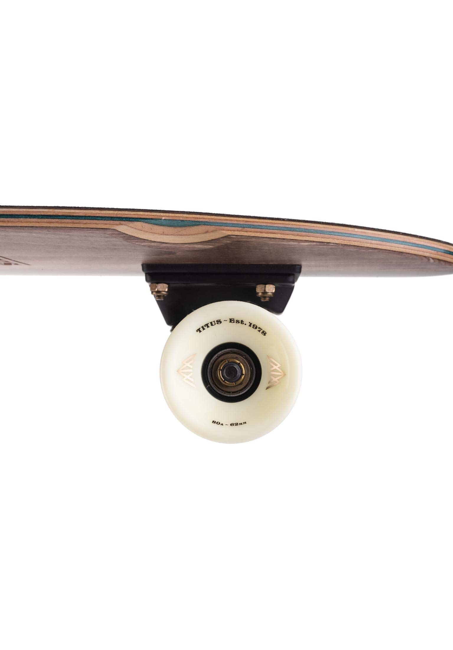 TITUS Ornament TM 31.125 Cruiser Mixte Adulte, Cruiser, Adulte (unisexe), Noir/marron/doré, 8.25