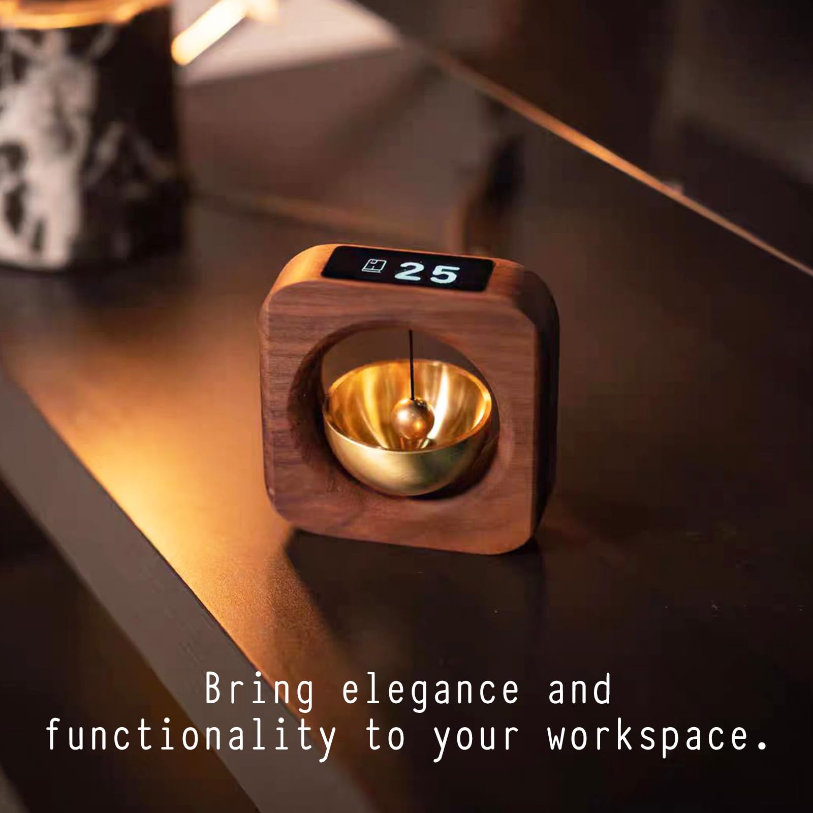 Pro Timer Eleganter Pomodoro Holzwürfel für Produktivität und Fokus | Aus hochwertigem Holz gefertigt inklusive 5 Jahre Garantie und Kundenservice