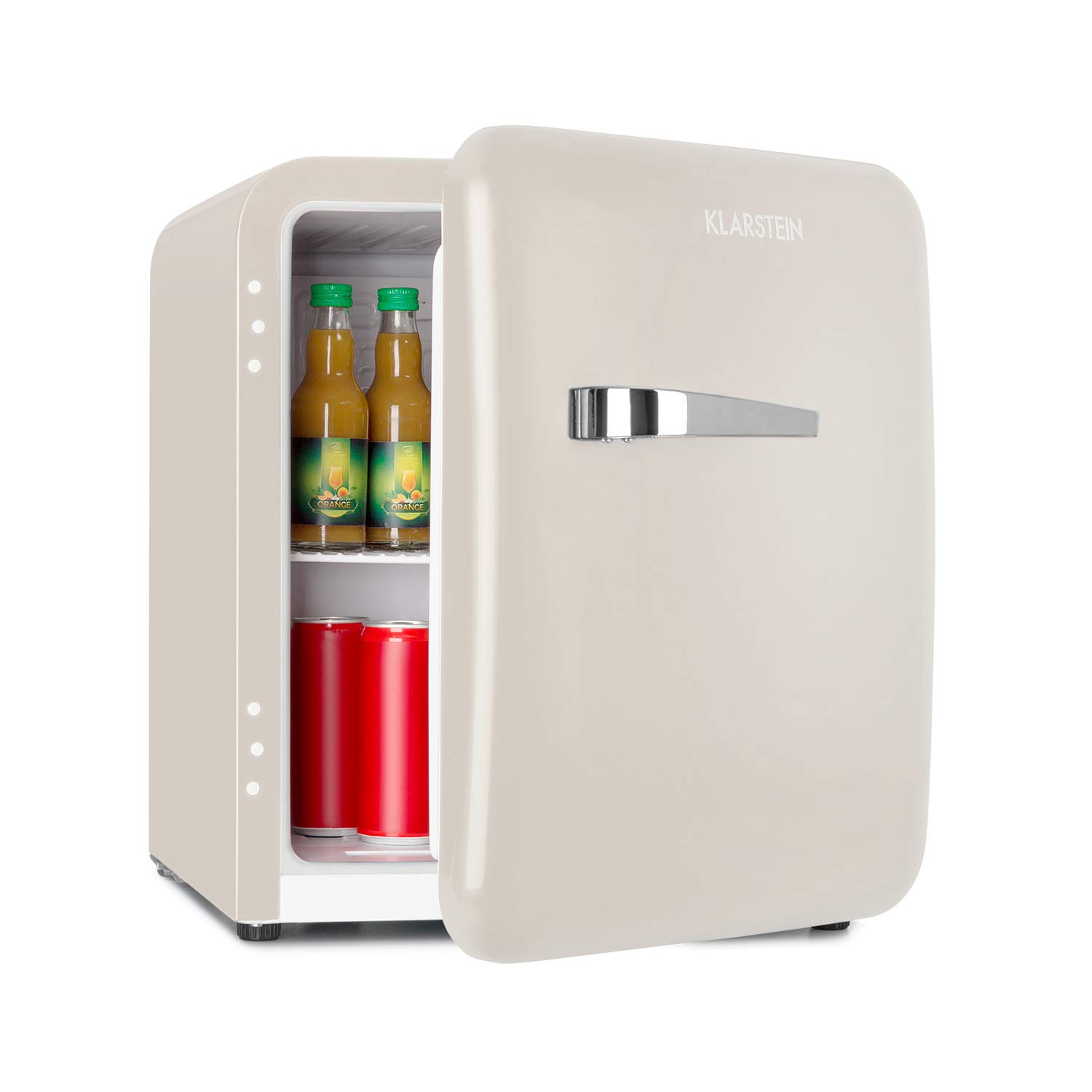 Klarstein Mini lodówka, 48 l, mała, cicha, lodówka biurowa, 0-10°C