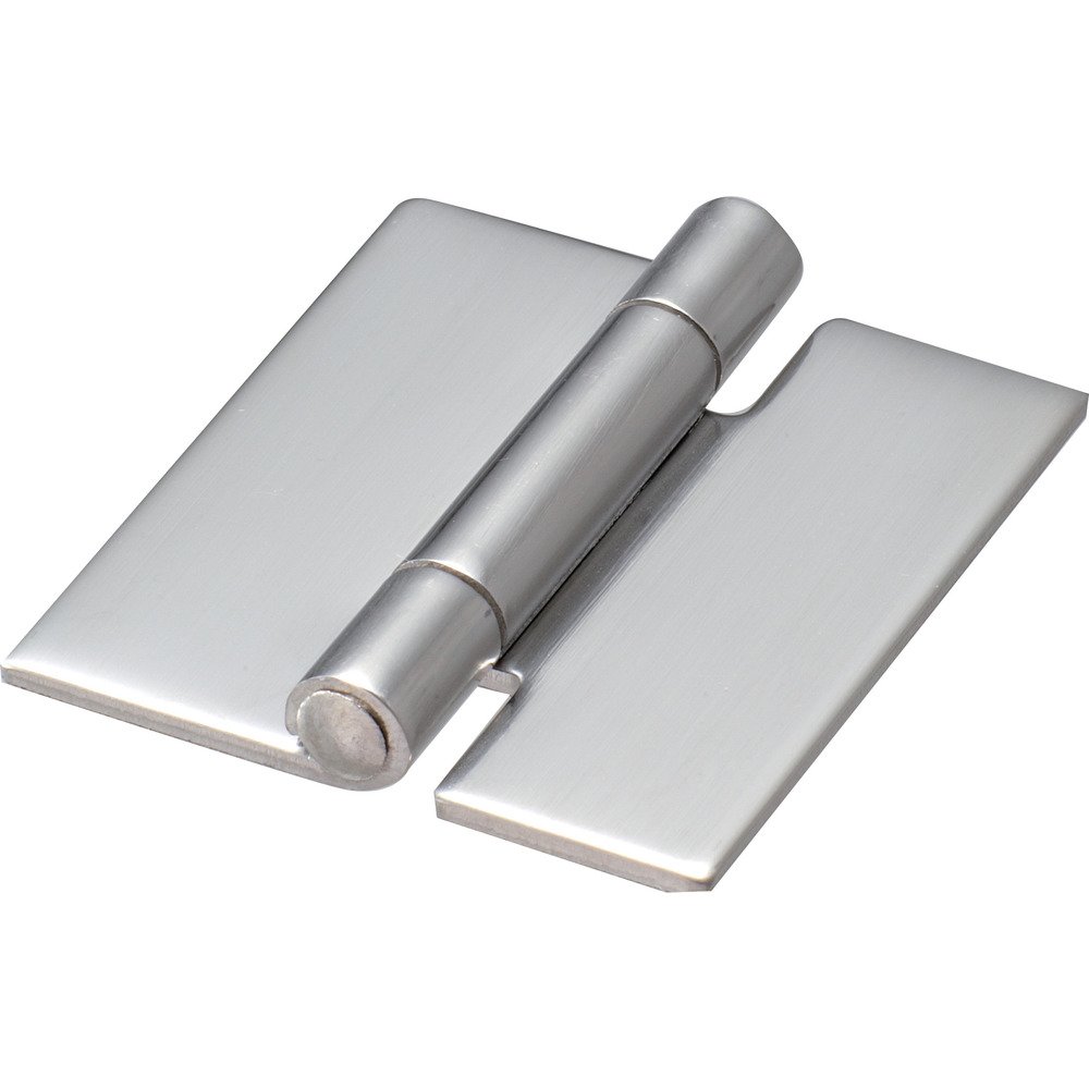 TRUSCO TLS-40A Flat Stainless Steel Hinge, Total Length 1.6 inches (40 mm), 1 Piece = 1 Bag