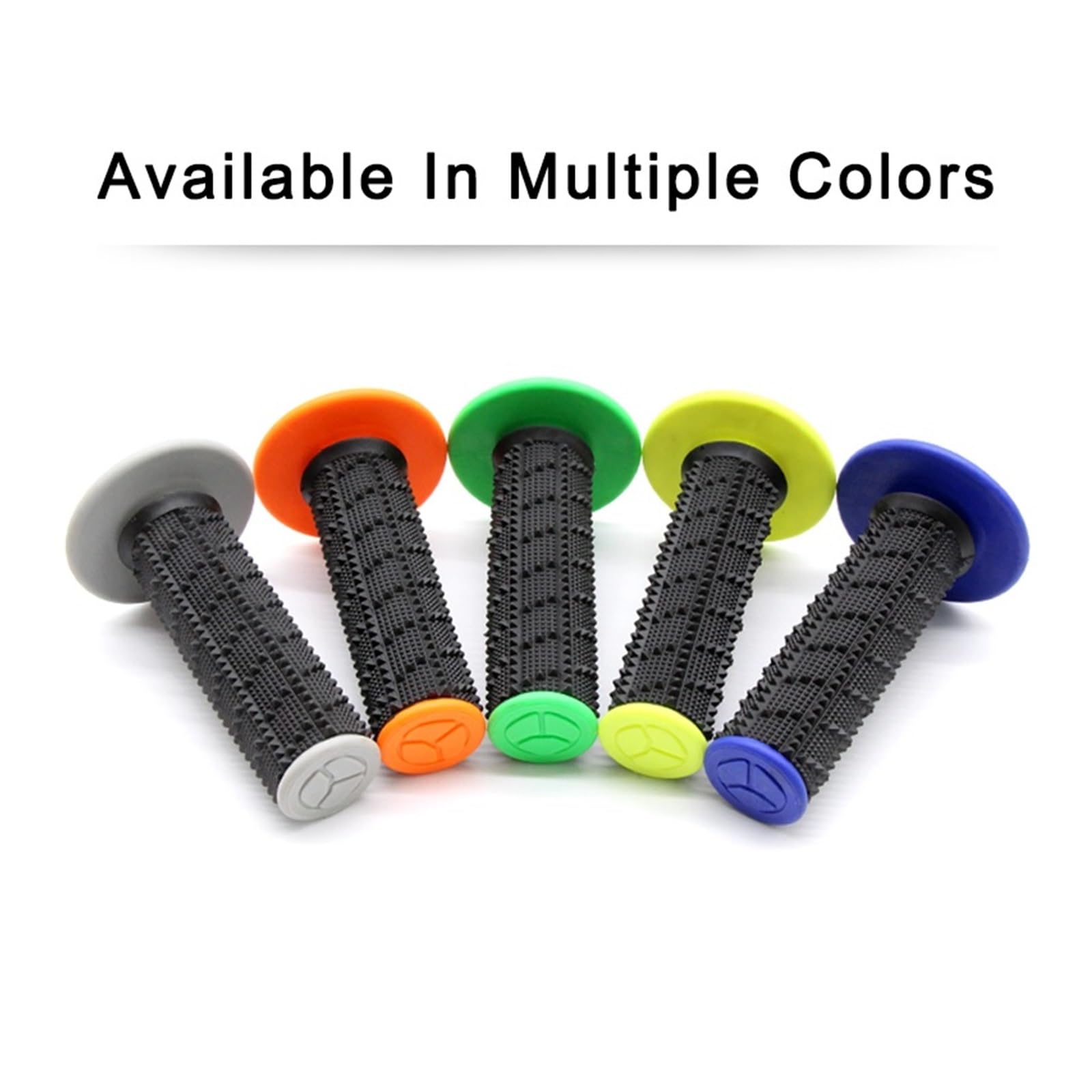 Motorrad Griffe 7/8" Universal - Gel Gummi Lenkergriffe Schwarz-Blau Für ATV & Dirt Bikes