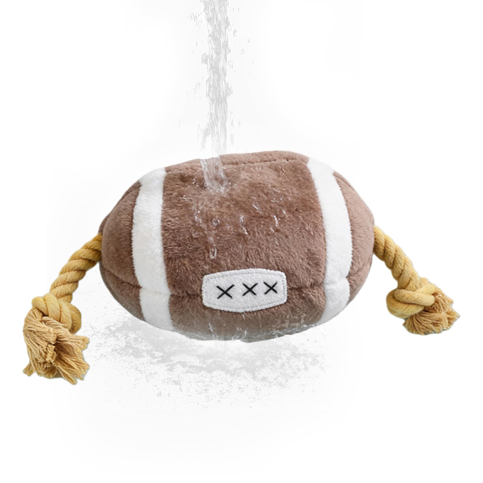 Juguetes Mordedores para Perros Accesorios para Mascotas | Diseño De Pelota Deportiva Juguete Para Cachorros En Dentición Con Cuerda De Algodón Para , Jalar Y Juego De Fuerza Interior