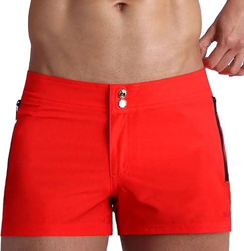 Bang Traje de baño para hombre pantalones cortos de playa elásticos secado rápido para todo uso traje de baño de alta calidad corte cuadrado