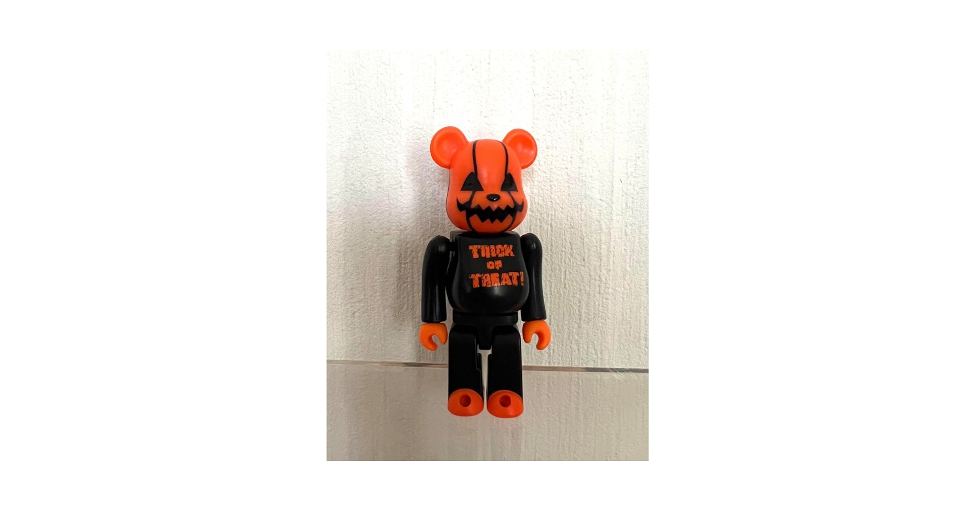 MEDICOM TOY - ベアブリック ハロウィン 400% 100% セット 2001 Bearbrick 400% 1st Halloween 2001 Orange Trick Or Treat