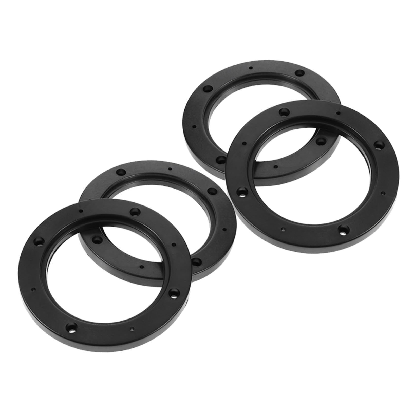 Espaciadores de altavoz de 5 pulgadas de ABS negro para modificar el audio de tu coche 8