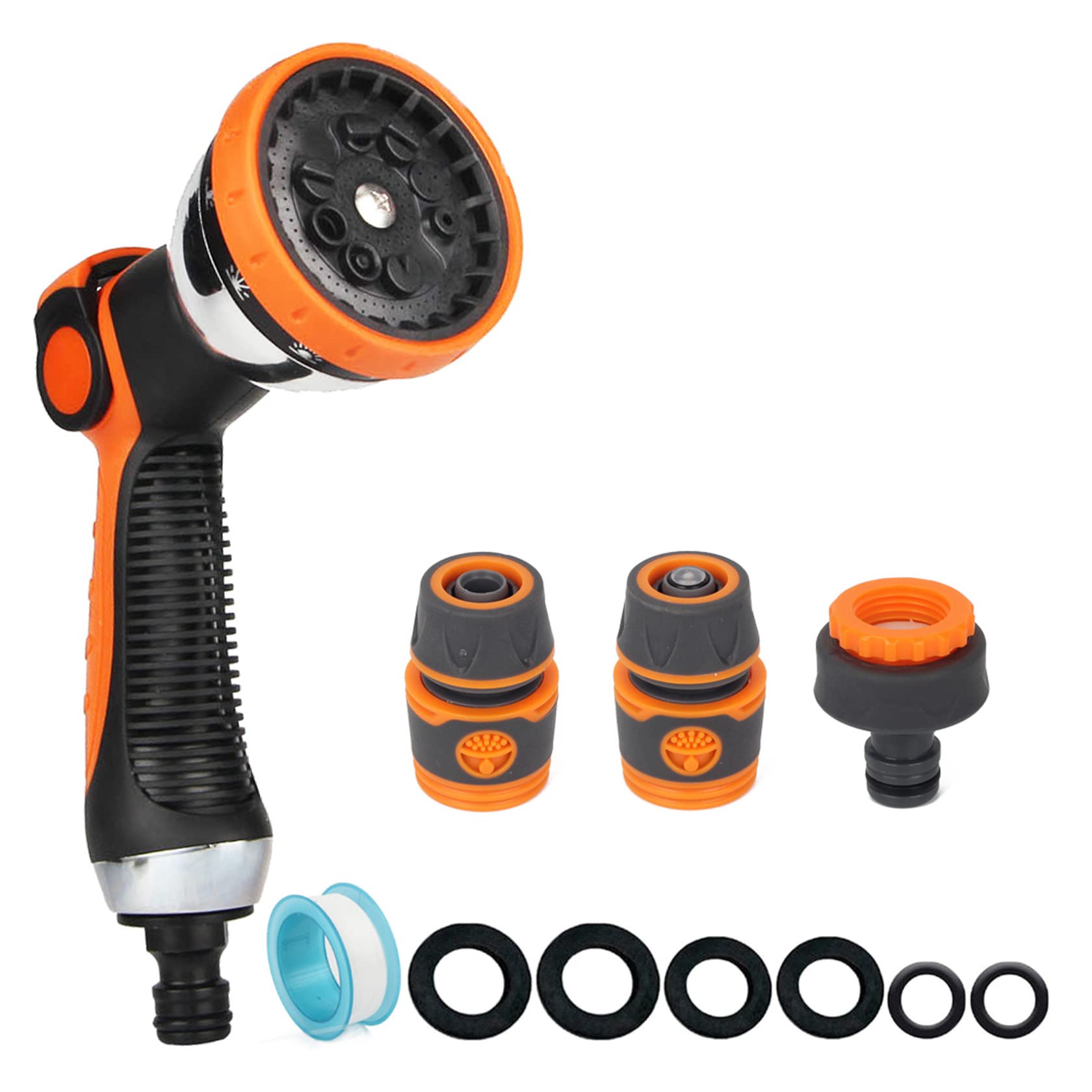 Buy Garden Hose Spray Connector Set, 10Patterns Multi Spray Watering