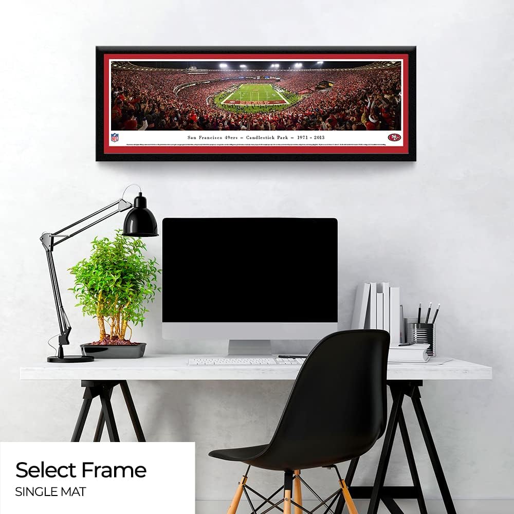 Blakeway Worldwide Panoramas, Inc. San Francisco 49ers - Final Game at Candlestick Park - Panoramic Print