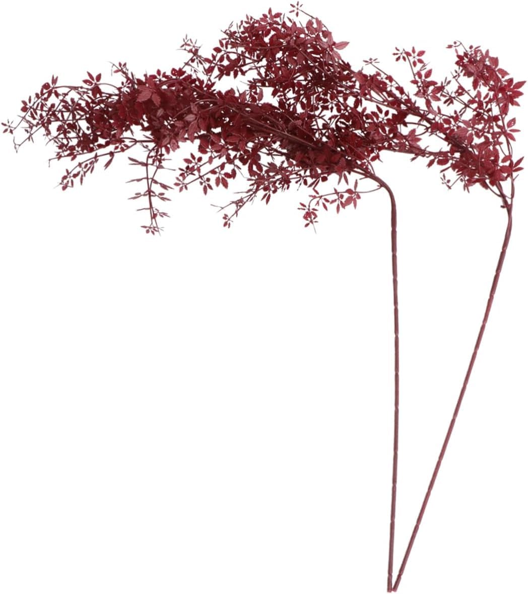 Fleurs artificielles, 4 pièces, rose, herbe, givre, décoration, feuille d'érable, fleur artificielle, bouquet de mariage, couronne de brindilles, couronne de fleurs séchées, décoration de plantes arti