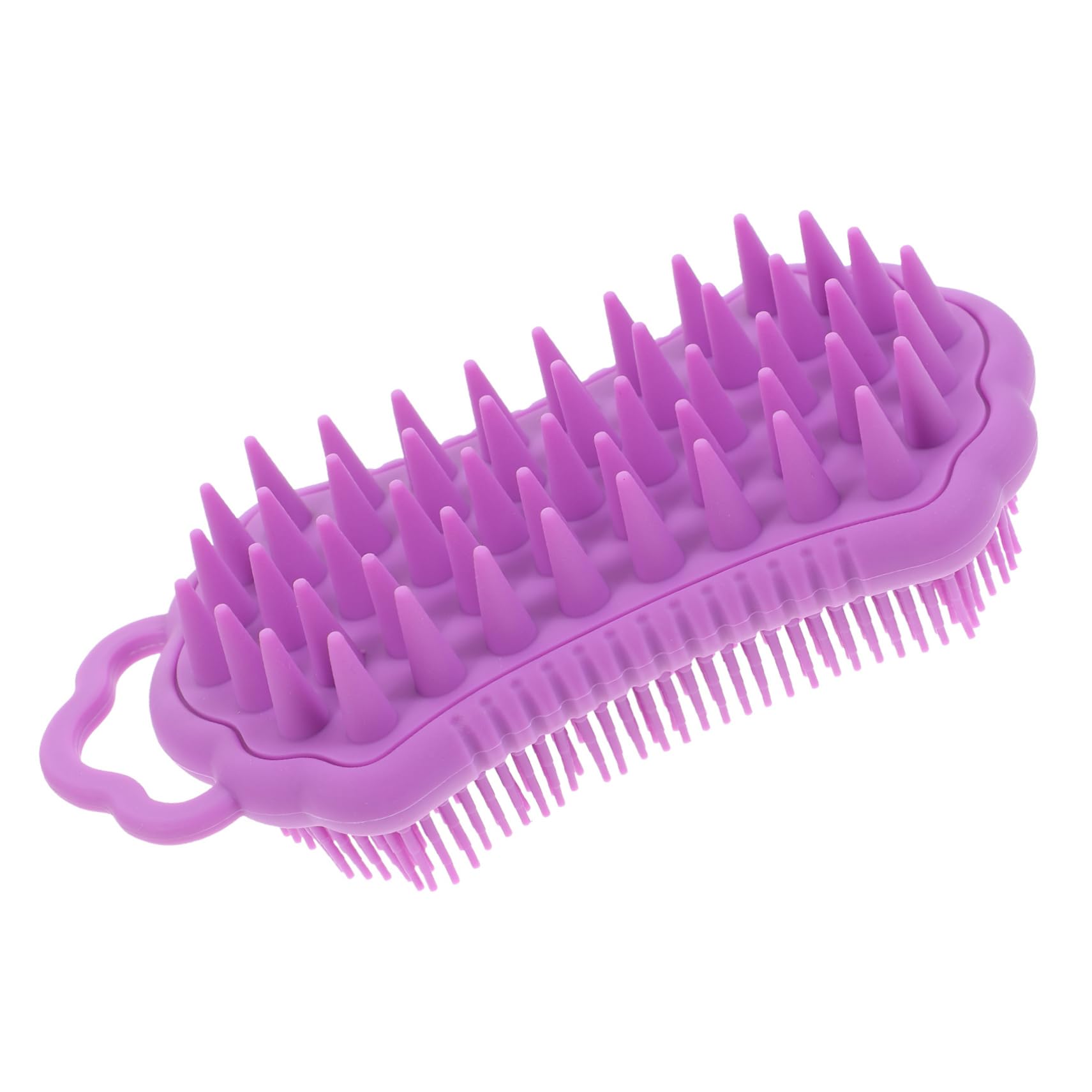 Healvian 5piezas Masajeador De Cabelludo De Silicona Cepillo Exfoliante Para Ducha Limpiador Corporal y Masajeador Para Cabello Seco y Húmedo