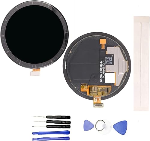 Jaytong LCD Replacement for Hua-wei Watch 4 Pro MDS-AL10 MDS-AL00 LCD Display Touch Screen Assembly (Black)